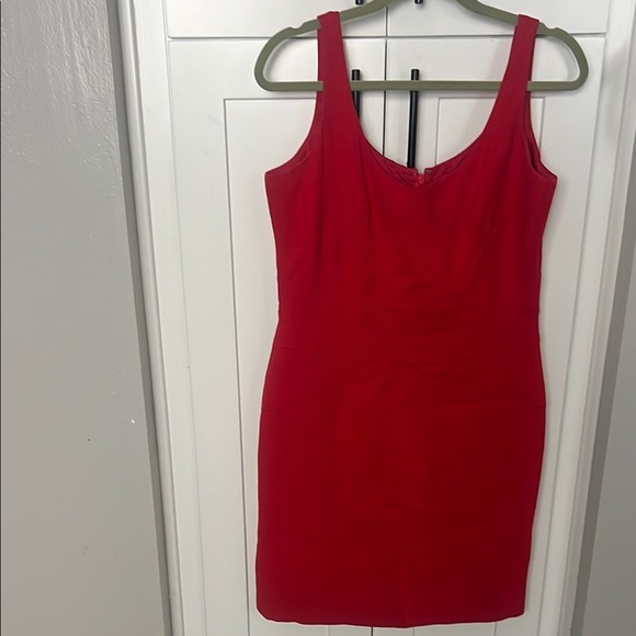 Michael Kors Red Dress -10 - Picture 1 of 7